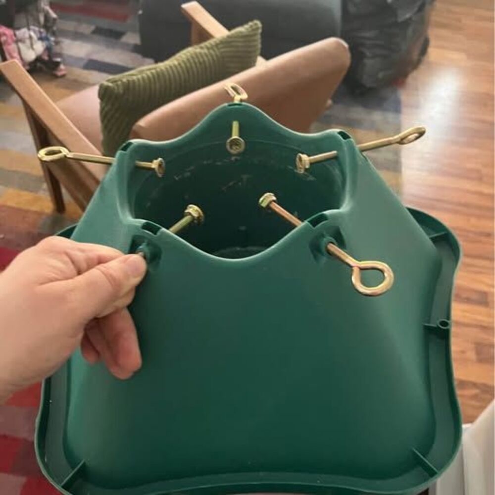Green Plastic Christmas Tree Stand